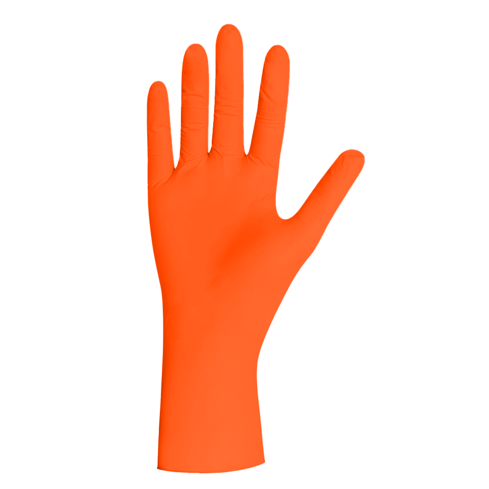 Nitril Handschuhe M Orange 1000 Stück
