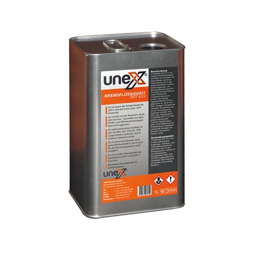 [UNEX10038] Bremsflüssigkeit DOT 4 LV Class6 5 Liter 