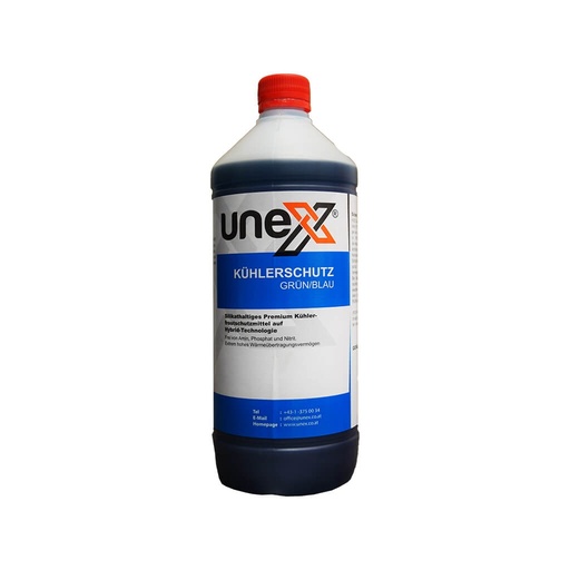 [UNEX10011.1] Kühlerschutz grün/blau Konzentrat 1 Liter