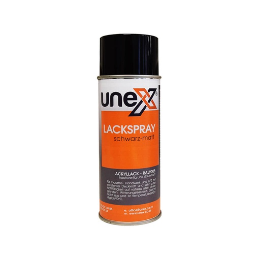 [UNEX10118] Lackspray Schwarz - Matt 400ml